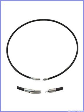Genuine Leather Necklace Cord 3mm Push-Lock Clasp 22 Inch Layering Chain